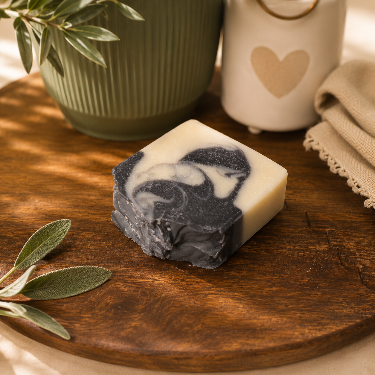 Activated Charcoal Tallow Bar - Image 3