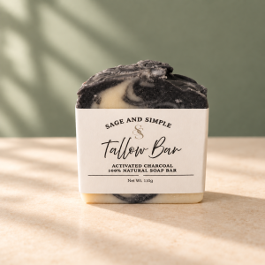 Activated Charcoal Tallow Bar