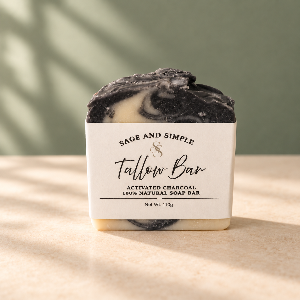 Activated Charcoal Tallow Bar
