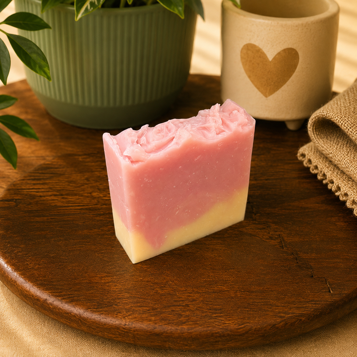 Rose Geranium Tallow Bar - Image 2