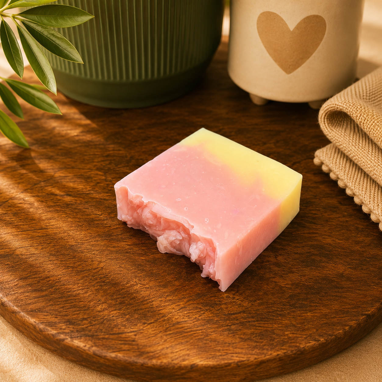 Rose Geranium Tallow Bar - Image 3