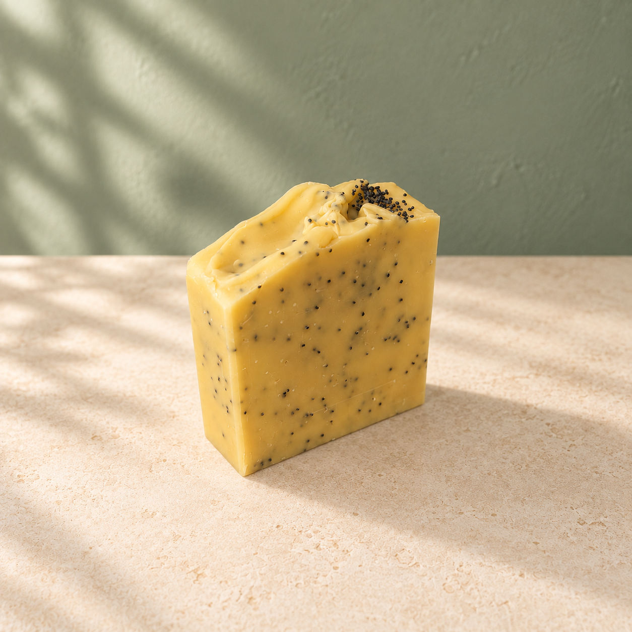 Lemongrass Poppy Seed Tallow Bar - Image 2